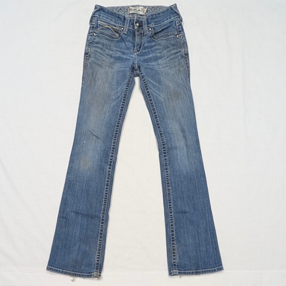 Ariat REAL Denim Womens 26L Bootcut Jeans Medium Wash
